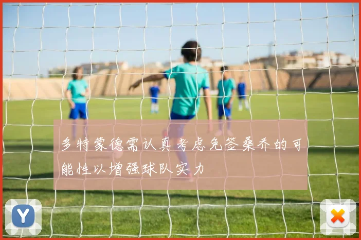 多特蒙德需认真考虑免签桑乔的可能性以增强球队实力